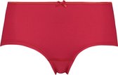 RJ Pure Color Dames Hipster Brief Donkerrood XL