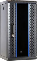 DSIT 10 inch 12U serverkast / serverbehuizing met glazen deur 312x310x618mm (BxDxH)