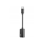 Baseus USB-C naar Jack AUX 3.5 + USB Type C adapter voor muziek en opladen in één. 6953156269323