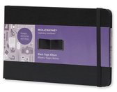 Moleskine Art Plus Black Page Album, Large, Black, Hard Cover (5 X 8.25)