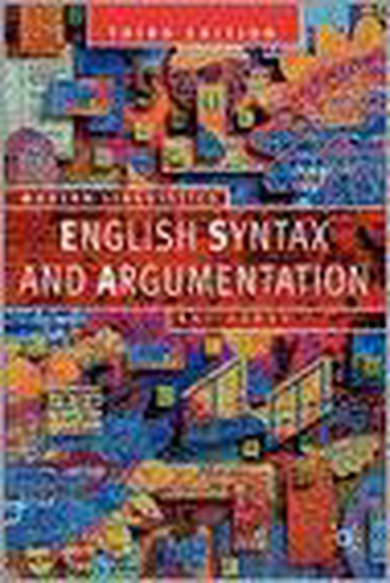 English Syntax and Argumentation | 9780230551213 | Bas Aarts | Boeken | bol