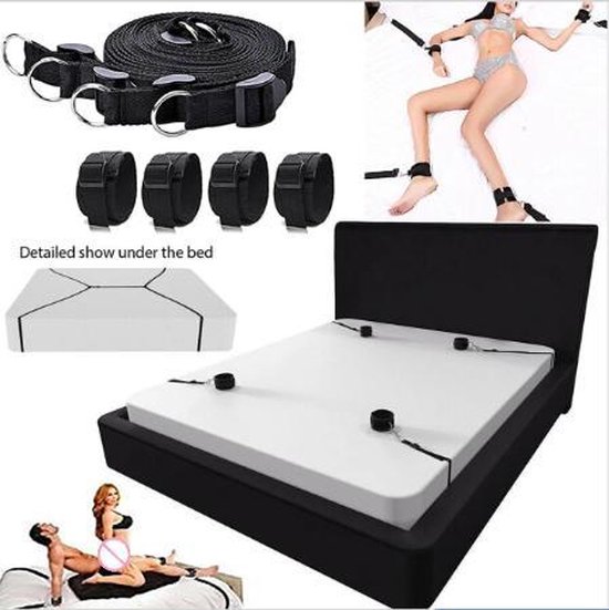 Bondage Set Bed BDSM met Blinddoek – Sexspeeltjes voor Koppels – Erotisch  Speelgoed –... | bol.com