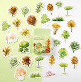 Stickerset Bomen - Set met 46 stickers - Tree