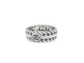SILK Jewellery - Zilveren Ring - Weave - 161.17,5 - Maat 17,5