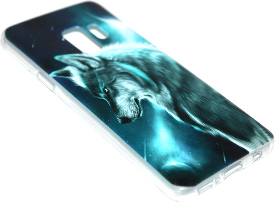 Wolf hoesje siliconen Geschikt voor Samsung Galaxy S9