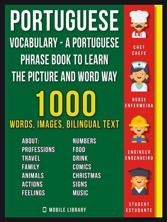 Learn Portuguese Vocabulary 1 - Portuguese Vocabulary - A Po ... - cover