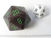 Chessex dobbelsteen, 34 mm 20-zijdig, Speckled Earth