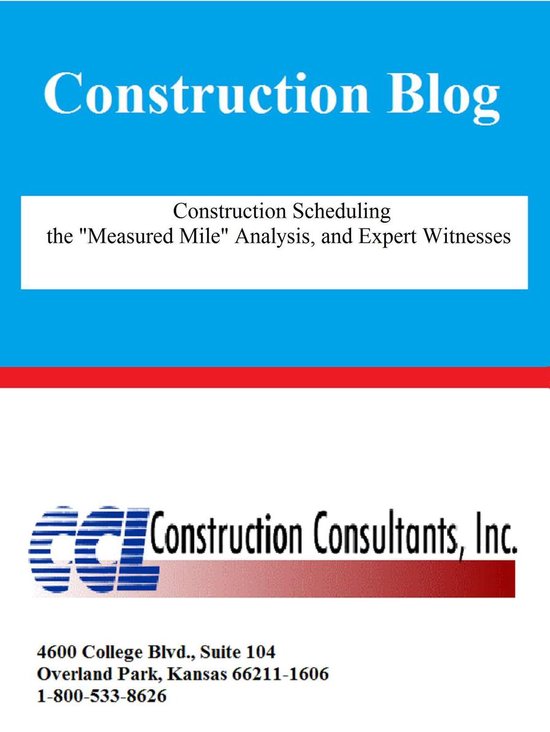 Construction Scheduling the Measured Mile Analysis and Exper ... - cover
