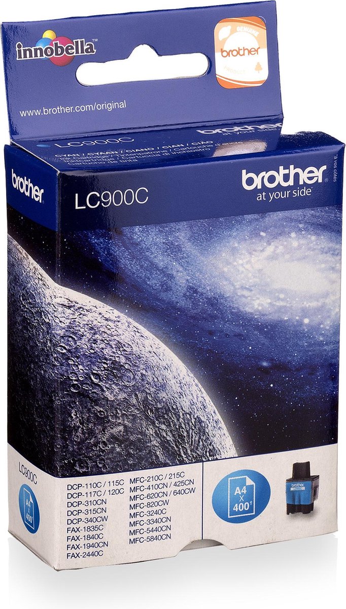 Brother LC-900C - Inktcartridge / Cyaan