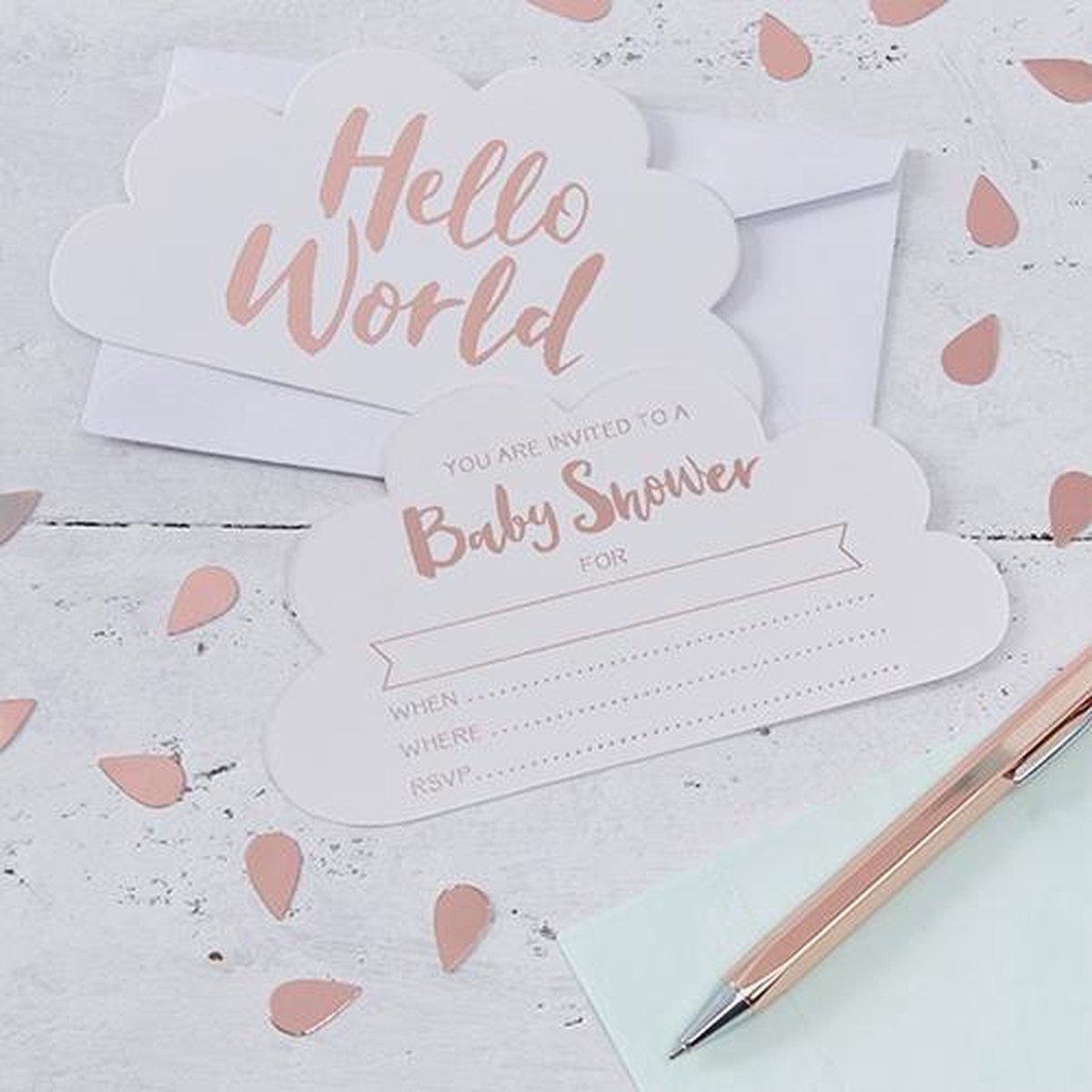 Uitnodigingen Hello world