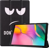Samsung Galaxy Tab A 10.1 (2019) Hoesje - Smart Book Case - Don’t Touch