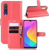 Book Case - Xiaomi Mi A3 Hoesje - Rood