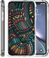 Geschikt voor iPhone XR Shockproof Case Aztec