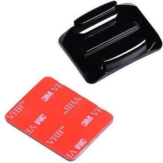 20 Pièces Supports Adhésifs Pour Caméra D’action - Courbés Et Plats, Pour Casque Moto, Sports Extrêmes