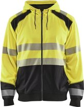 Blaklader Hooded sweatshirt High Vis - High Vis Geel/Zwart - 3XL