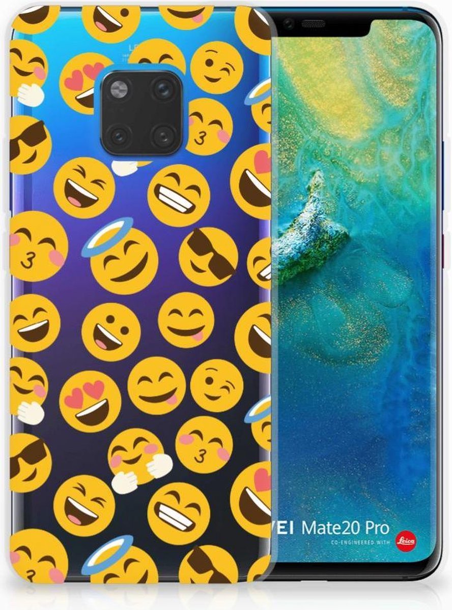 Huawei Mate 20 Pro TPU bumper Emoji
