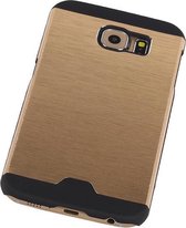 Lichte Aluminium Hardcase/Cover/Hoesje Samsung Galaxy S6 G920F Goud