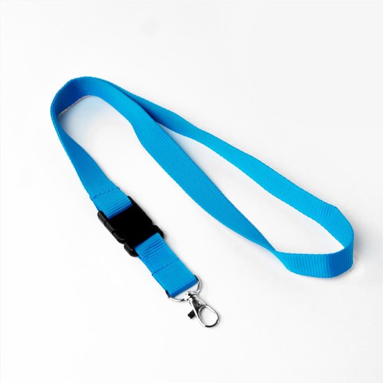 Foto: Blauw keycord per stuk