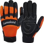 Lumaland - Werkhandschoenen - monteurhandschoenen - in verschillende kleuren - Orange - L