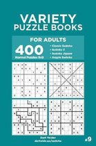 Variety Puzzle Books for Adults - 400 Normal Puzzles 9x9