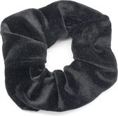 Scrunchie Fluweel - Haarelastiek - Zwart - Musthaves