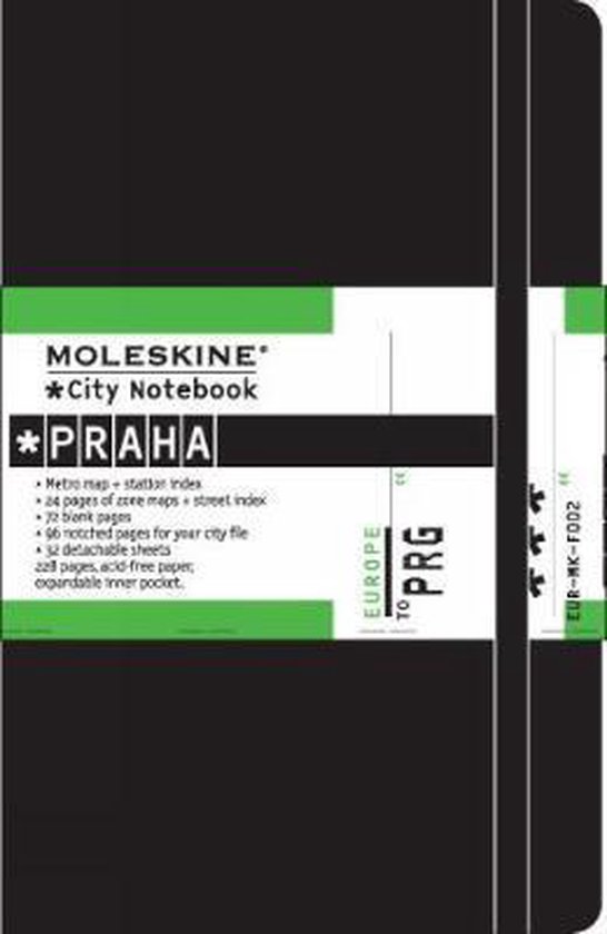 Cover van het boek 'Moleskine Europe - City Notebook Prague' van  Moleskine