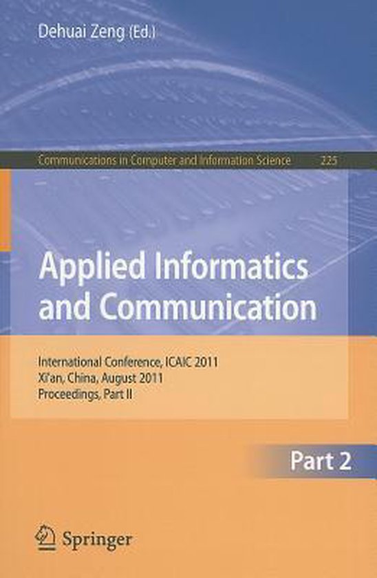 Applied Informatics and Communication, Part II - cover
