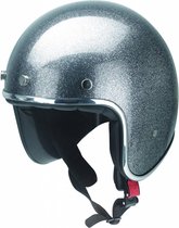 Redbike RB-765 retro jethelm metal flake grey maat XXL