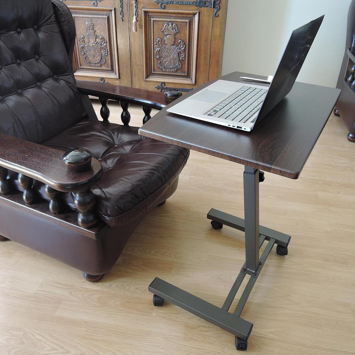 Tatkraft Salute Ergonomic Laptop Table On Wheels