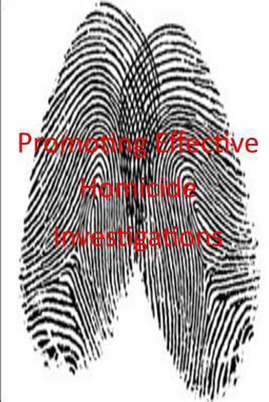 Promoting Effective Homicide Investigations - cover