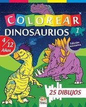 Colorear dinosaurios 1 - Edicion nocturna