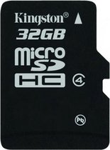Kingston Technology micro SDHC 32GB flashgeheugen MicroSDHC Klasse 10 - Inclusief Adapter