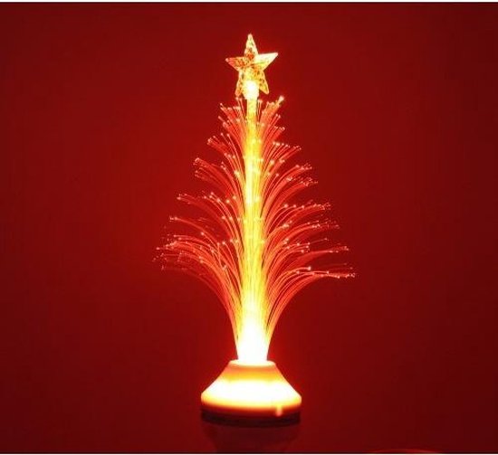 Sfeervolle LED kerstboom met E27 fitting – Rood - Ideale kerst-gadget voor in de decembermaand