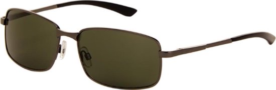 AZ Eyewear - Zonnebril Heren - Zwart - Groen Glas - Polarized
