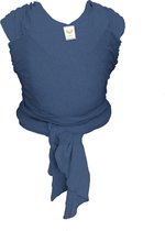 ByKay - Draagdoek - Rekbare doek - Blauw - 0-2 jaar - Stretchy Wrap Classic Jeans Blue