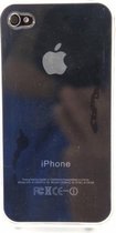 Backcase transparante lichtgele zacht plastic voor iPhone 4 en 4S