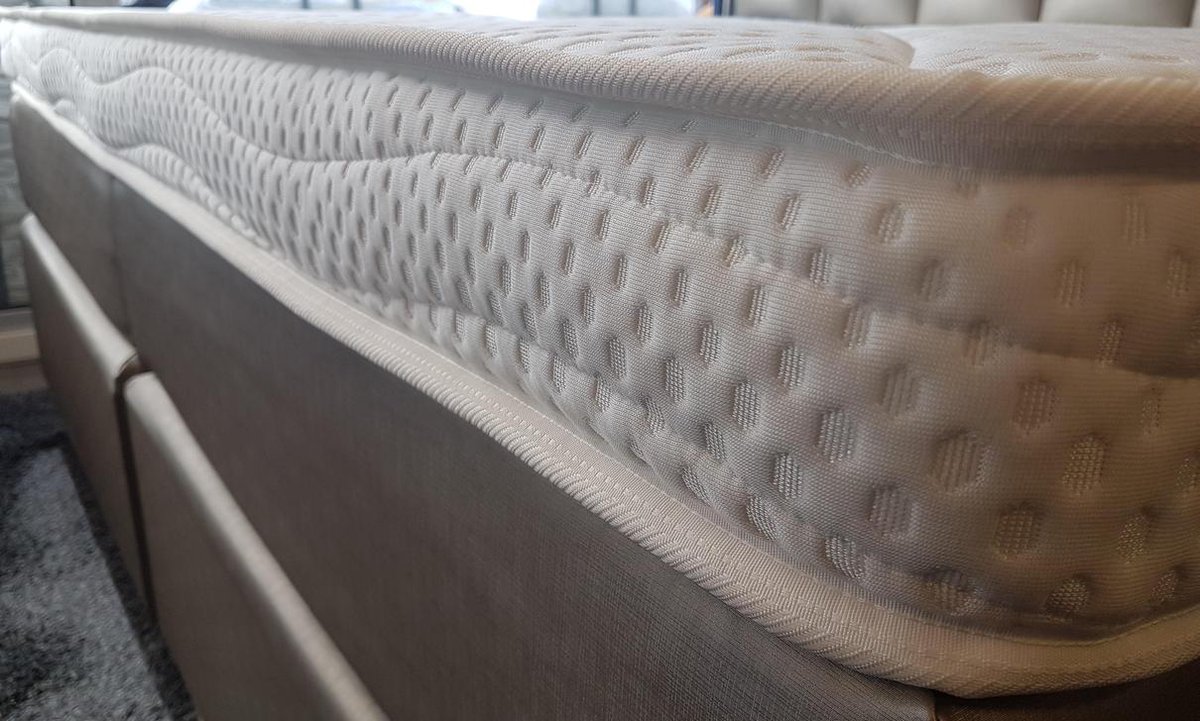 Boxspring 180x200 + TV Lift Royal Croco Compleet met Pocktervering matrassen en Tencel Topper thumbnail 8