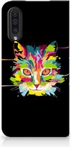 Standcase Hoesje Geschikt voor Samsung A50 Cat Color