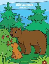 Wild Animals Coloring Book 1, 2 & 3