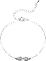 24/7 Jewelry Collection Engelenvleugels Armband - Vleugelchakra - Zilverkleurig