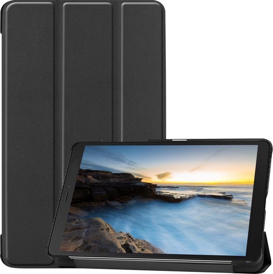 Kenia dood gaan Elektronisch Samsung Galaxy Tab A 8.0 2019 Hoesje Book Case Tablet Hoes Cover Zwart |  bol.com