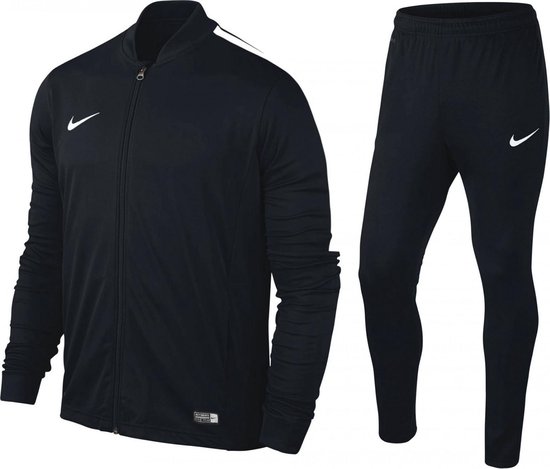 bijnaam noorden Ritueel Nike Academy 16 Knit Trainingspak Heren - Maat M - Zwart | bol.com