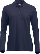 Clique New Classic Marion L/S Donker Navy maat XXL