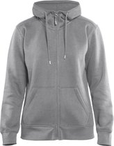 Blåkläder 3395-1048 Dames Hoodie met rits Grijs maat M