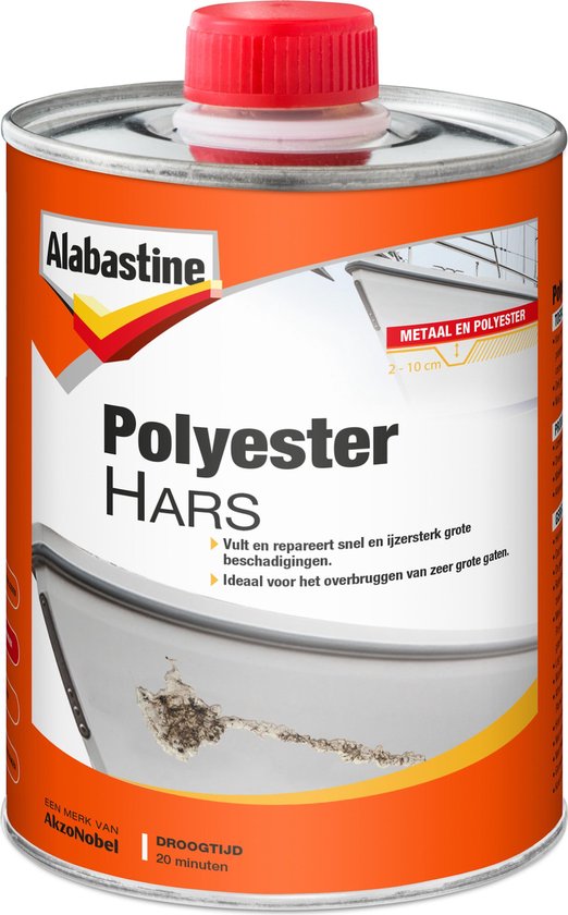 Uitgaan van Nu klink Alabastine polyesterhars - 500 ml | bol.com
