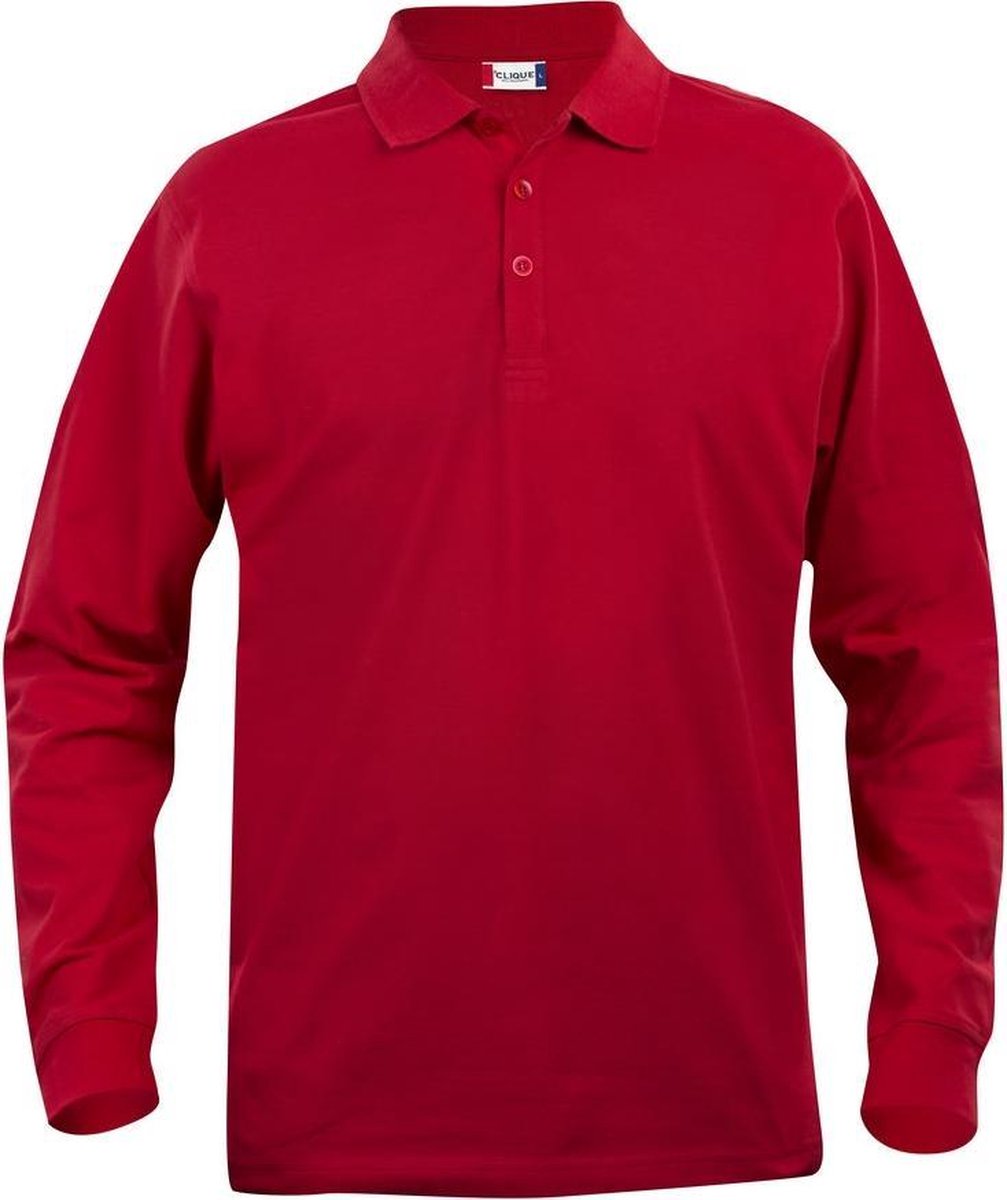 Clique Classic Lincoln L/S 028245 - Rood - M
