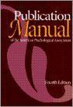 The Publication Manual of the American Psychological Association