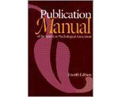 Omslag van The Publication Manual of the American Psychological Association