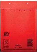Luchtkussenenveloppen 180x265 mm doos van 100 stuks rood