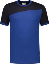 Tricorp T-shirt Bicolor Naden 102006 Koningsblauw / Navy - Maat XL